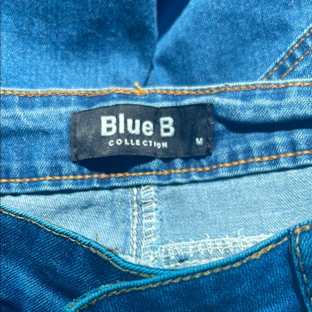 Blue B Collection Denim Jeans Flare Leg High Waisted